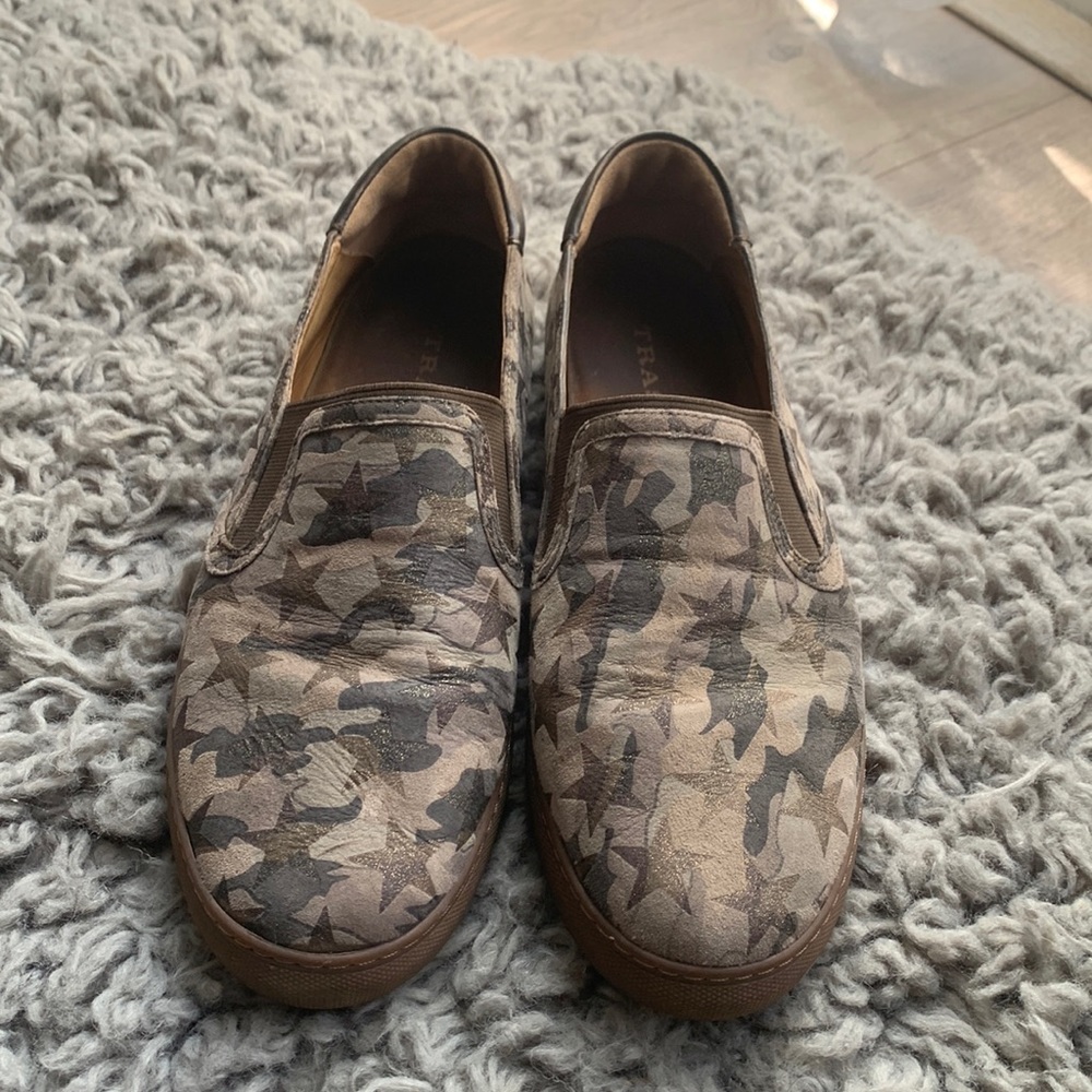 Trask - water resistant leather and suede slip on sneakers